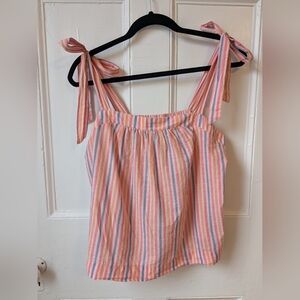 Gap Pink Summer Cotton Tank Top - Size S